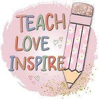 #0721 - Teach Love Inspire Pencil