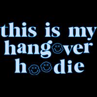 #0877 - Hangover Hoodie Sky Blue