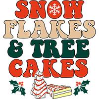 #0938 - Snow Flakes & Tree Cakes