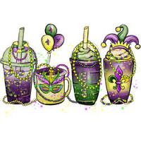 #1724 - Mardi Gras Cups