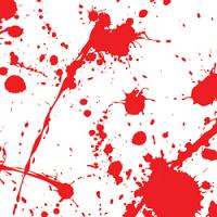 Printed HTV - #278 Blood Splatter