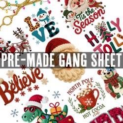 Gang Sheet #0025 Christmas2