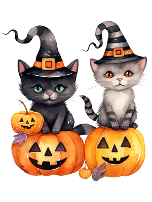 Cute Halloween Kitten