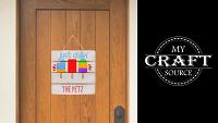 Video Thumbnail for Avery Door Sign Craft