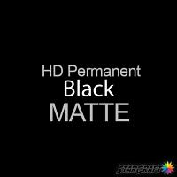 StarCraft HD Permanent Adhesive Vinyl - MATTE - 12" x 5 Yard - Black