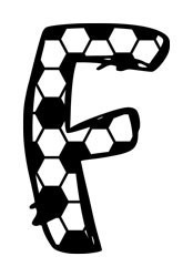 SOCCER Letter F