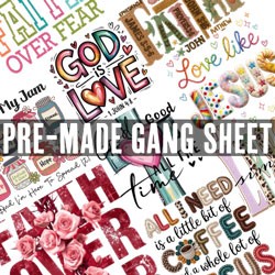 Gang Sheet #0031 Faith2