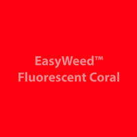 1 Yard of 15" Siser EasyWeed - Fluorescent Coral