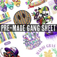 Gang Sheet #0017 Mardi Gras
