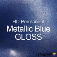 StarCraft HD Permanent Adhesive Vinyl - GLOSS - 12" x 24" Sheets - Metallic Blue