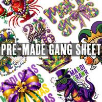 Gang Sheet #0035 Mardi Gras2