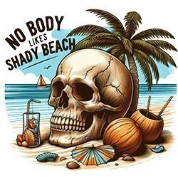 #2401 - No Body Likes Shady Beach