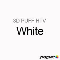 StarCraft 3D Puff HTV White 12" x 5 Yard Roll