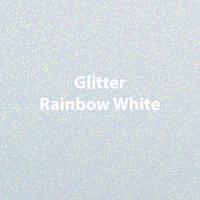 Siser GLITTER Rainbow White - 5 FOOT x 12" Rolls
