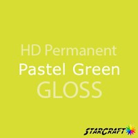 StarCraft HD Permanent Adhesive Vinyl - GLOSS - 12" x 12" Sheets - Pastel Green