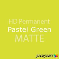 StarCraft HD Permanent Adhesive Vinyl - MATTE - 12" x 24" Sheets - Pastel Green