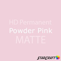 StarCraft HD Permanent Adhesive Vinyl - MATTE - 12" x 12" Sheets - Powder Pink