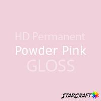 StarCraft HD Permanent Adhesive Vinyl - GLOSS - 12" x 24" Sheets - Powder Pink