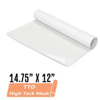 TTD High Tack Mask - 14.75" x 12" Sheet 