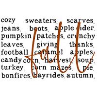 Fall Words