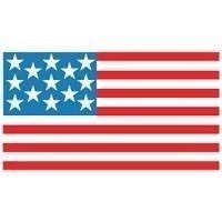 US Flag Wood Round Laser Cut File
