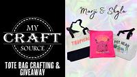 Video Thumbnail for Tote Bag Crafting & Giveaway