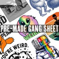 Gang Sheet #0042 Weirdo