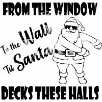 Window Wall Santa 
