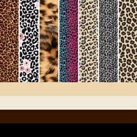Leopard Adhesive 12" x 12" Color Pack
