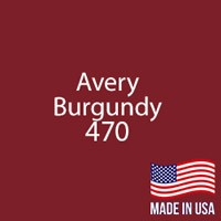 Avery - Burgundy - 470 - 12" x 24" Sheet