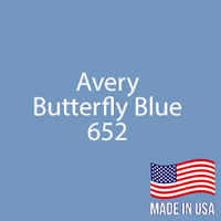 Avery - Butterfly Blue - 652 - 12" x 5 Foot 