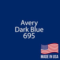 Avery - Dark Blue - 695 - 12" x 24" Sheet