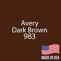 Avery - Dark Brown - 983 - 12" x 24" Sheet