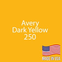 Avery - Dark Yellow - 250 - 12" x 5 Yard Roll