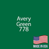 Avery - Green - 778 - 12" x 24" Sheet