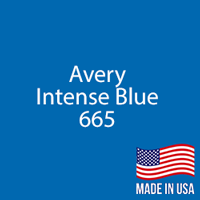 Avery - Intense Blue - 665 - 12" x 25 Yard Roll