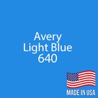 Avery - LT Blue - 640 - 12" x 5 Foot 