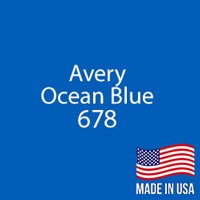 Avery - Ocean Blue - 678 - 12" x 5 Yard Roll