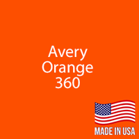 Avery - Orange - 360 - 12" x 24" Sheet 