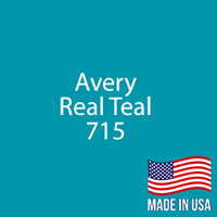 Avery - Real Teal - 715 - 12" x 5 yard Roll