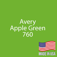 Avery - Apple Green - 760 - 12" x 5 Foot 