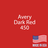 Avery - Dark Red - 450 - 12" x 5 Yard Roll