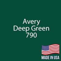 Avery - Deep Green - 790 - 12" x 5 Yard Roll