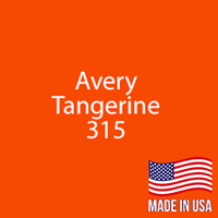 Avery - Tangerine - 315 - 12" x 24" Sheet