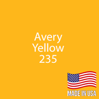 Avery - Yellow - 235 - 12" x 25 Yard Roll