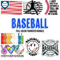 Baseball Full Color Transfer Bundle