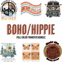 Boho/Hippie Full Color Transfer Bundle