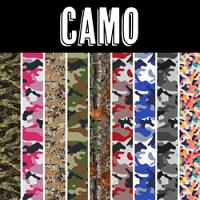 Camo Printed Pattern Bundle - Adhesive