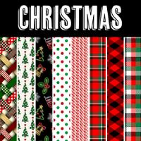Christmas Printed Pattern Bundle - HTV
