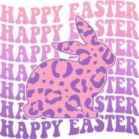#1689 - Happy Easter Purple Ombre